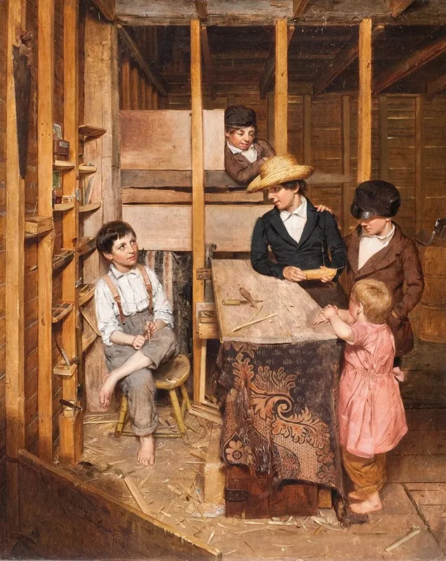 The Young Mechanic 2 Wall Art by Allen Smith - High-Resolution Digital Print
