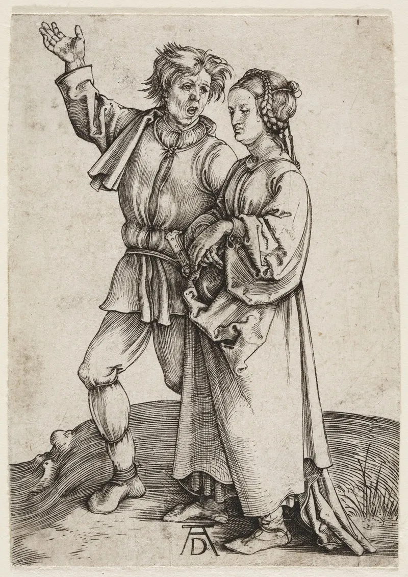 The Young Peasant And His Wife