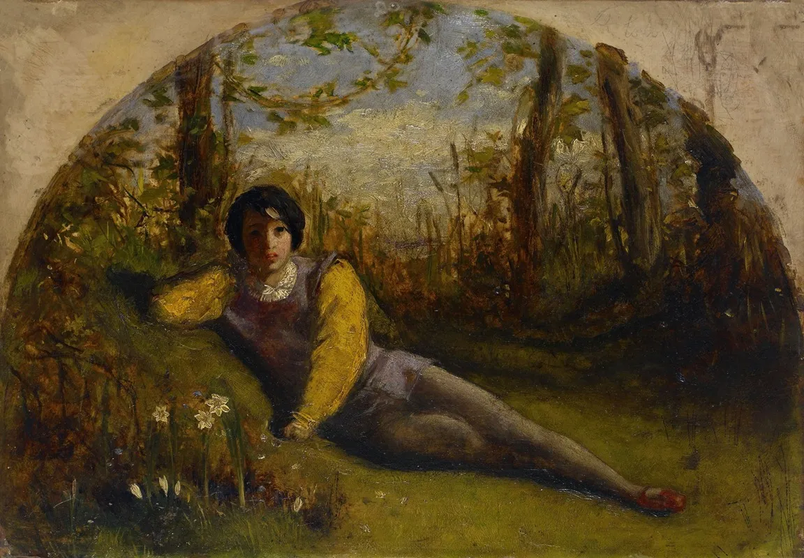 The Young Poet Oil Study