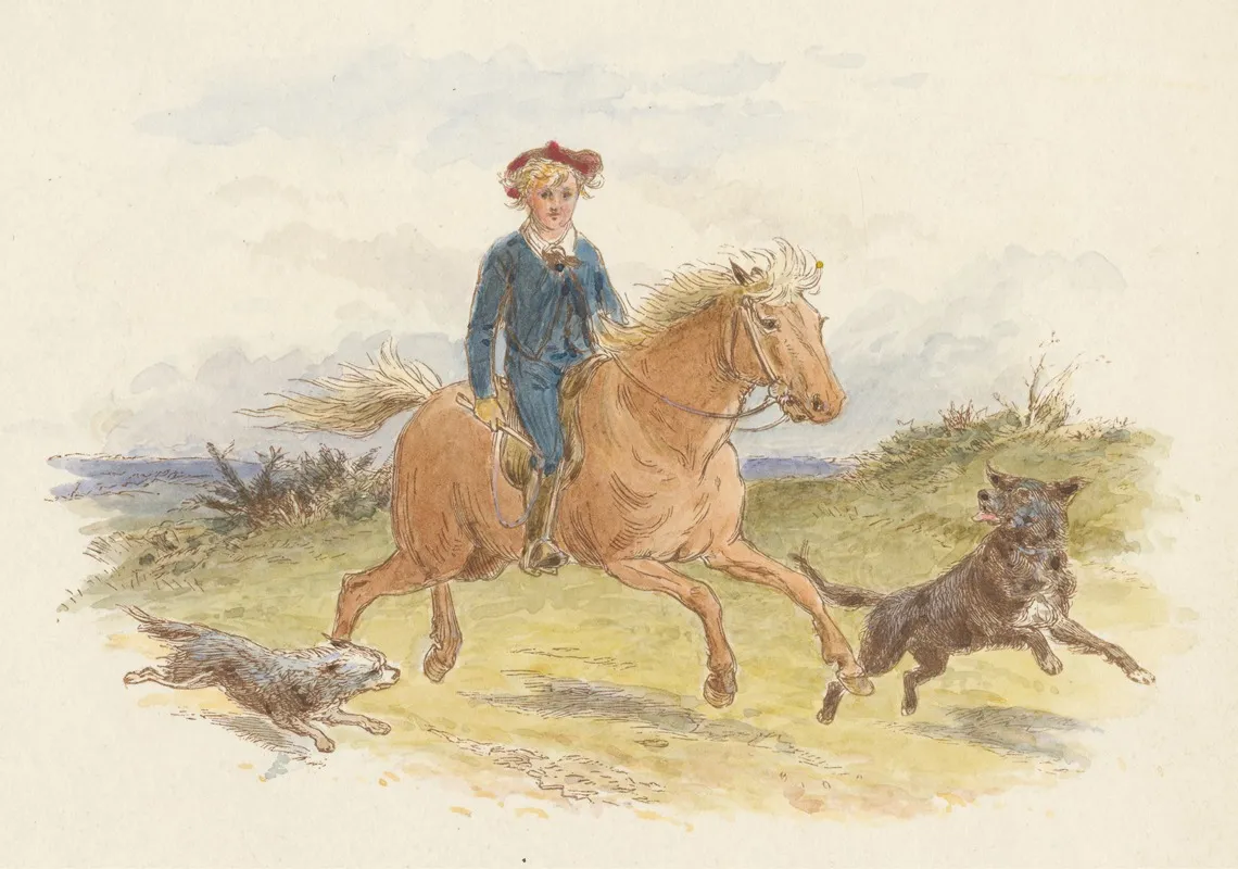 The Young Squire Wall Art by Alfred W. Cooper - High-Resolution Digital Print