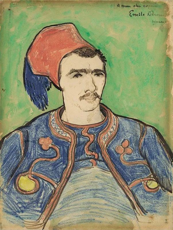 The Zouave 2 Wall Art by Vincent van Gogh - High-Resolution Digital Print