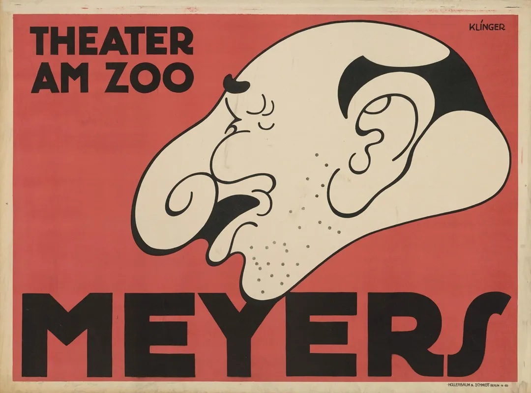 Theater Am Zoo Meyers 2 Wall Art by Julius Klinger - High-Resolution Digital Print