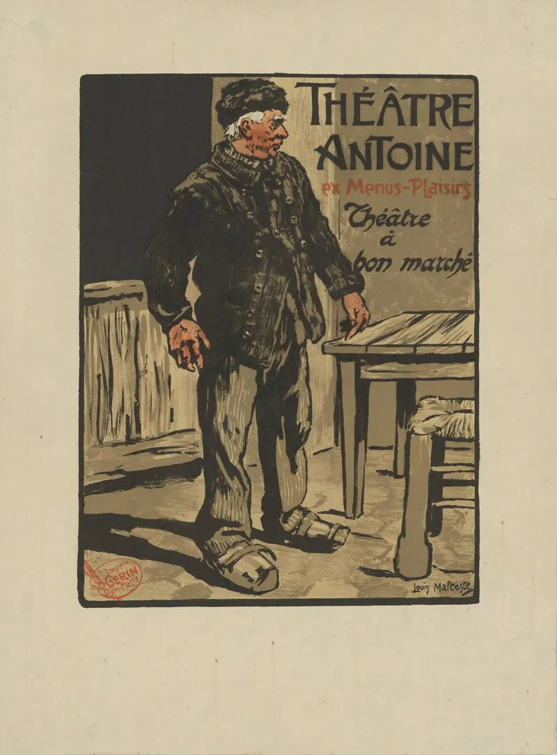 Theatre Antoine 2 Wall Art by Louis-Jules Malteste - High-Resolution Digital Print