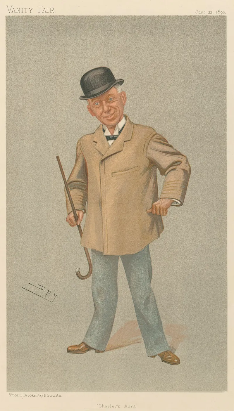 Theatre Charleys Aunt Mr William Sydney Penley June 22 1893