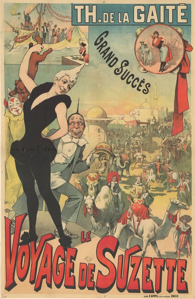 Theatre De La Gaite Le Voyage De Suzette Wall Art by Anonymous - High-Resolution Digital Print
