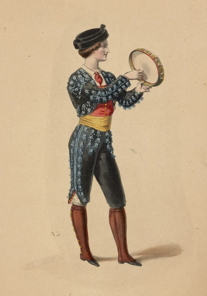 Theatre De La Porte St Martin Mr Honore Dans Le Ballet De La Moresque Wall Art by Alexandre Lacauchie - High-Resolution Digital Print