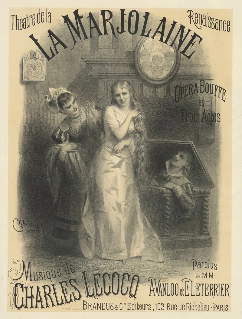 Theatre De La Renaissance La Marjolaine Opera Bouffe En Trois Actes