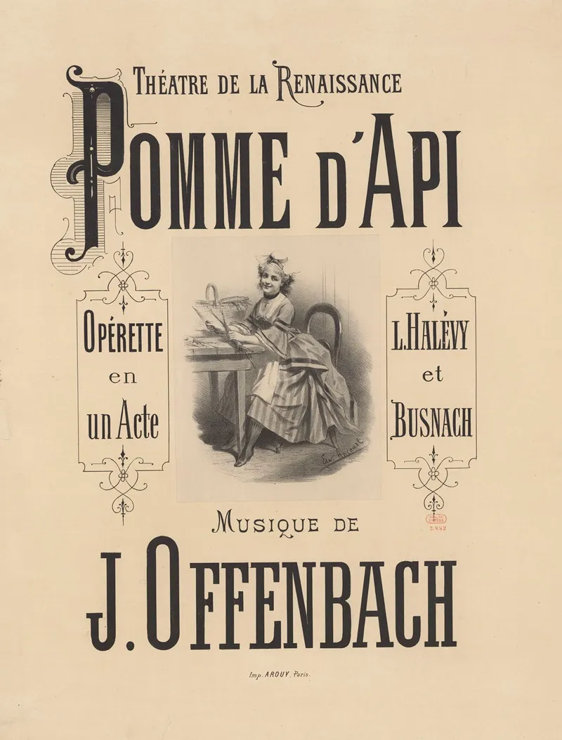 Theatre De La Renaissance Pomme Dapi Wall Art by Edward Ancourt - High-Resolution Digital Print