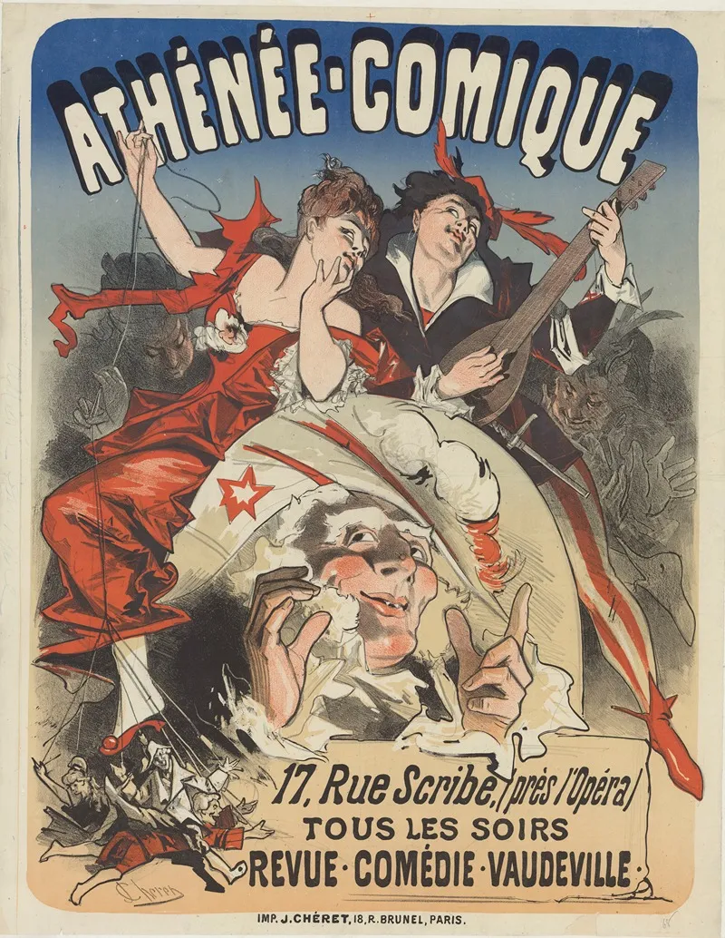 Theatre De Lathenee Comique 17 Rue Scribe Revue Comedie Vaudeville
