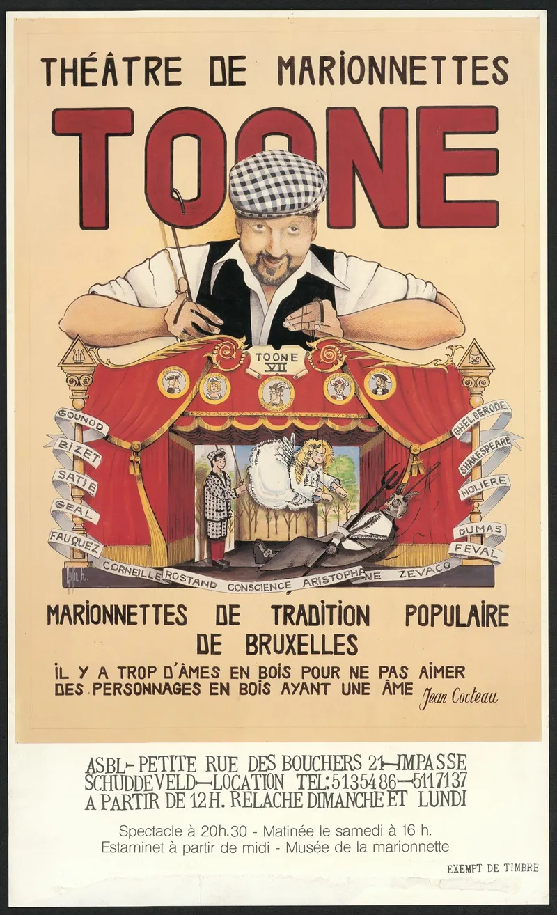 Theatre De Marionettes Toone Wall Art by Anonymous - High-Resolution Digital Print