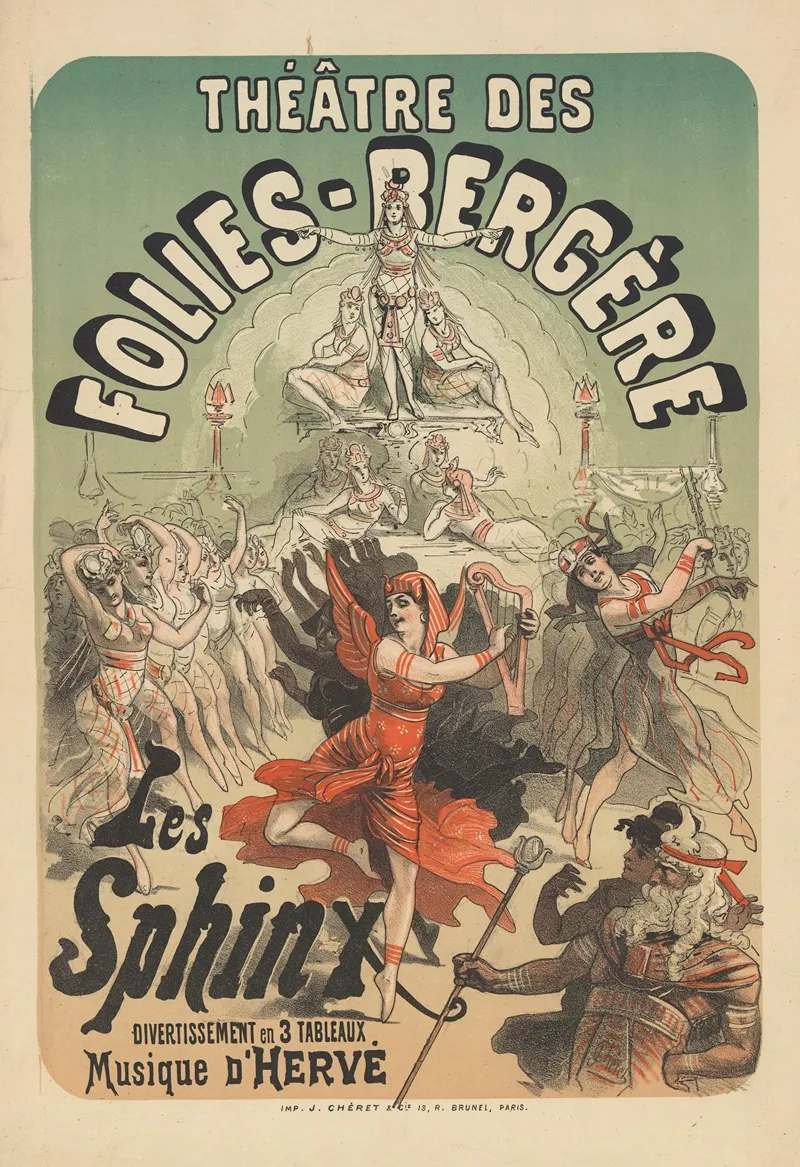 Theatre Des Folies Bergere Les Sphinx