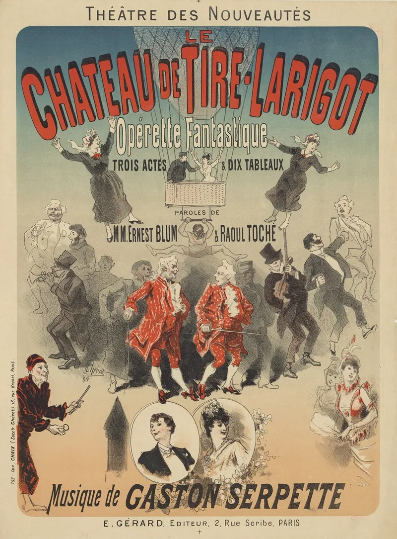 Theatre Des Nouveautes Le Chateau De Tire Larigot Operette Fantastique En Trois Actes Dix Tableaux