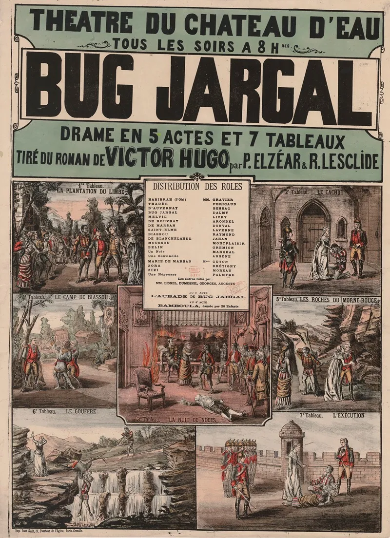 Theatre Du Chateau Deau Bug Jargal Wall Art by Léon Sault - High-Resolution Digital Print