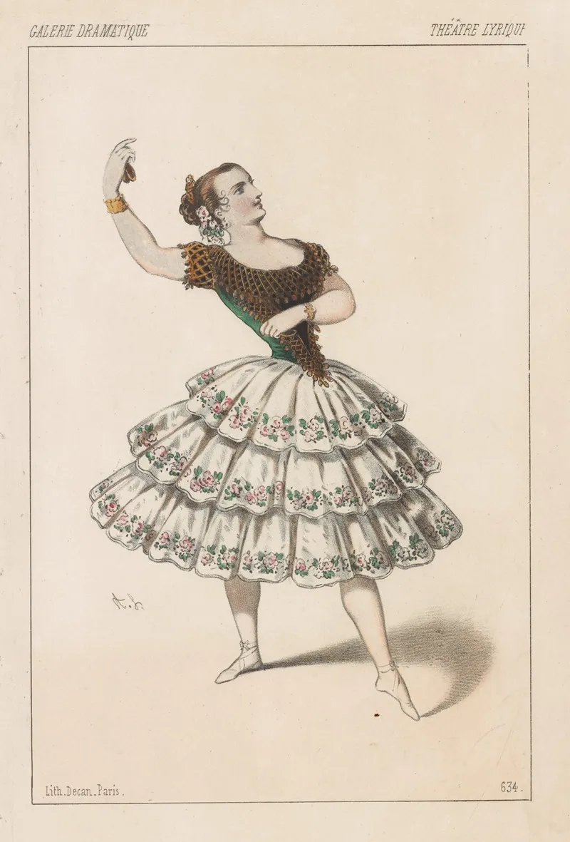 Theatre Lyrique Mme Guy Stephan Role De Katty Dans Le Lutin De La Vallee Wall Art by Alexandre Lacauchie - High-Resolution Digital Print