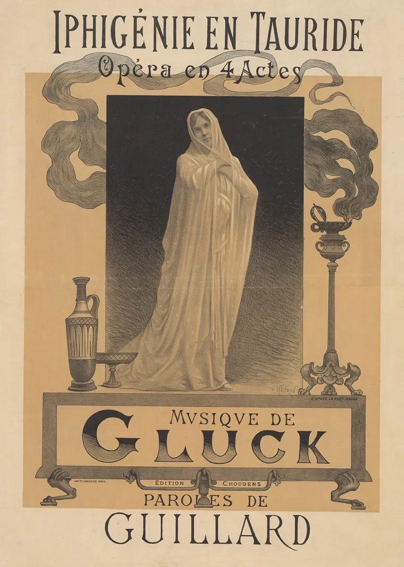 Theatre National De Lopera Comique Iphigenie En Tauride Wall Art by Paul Maurou - High-Resolution Digital Print