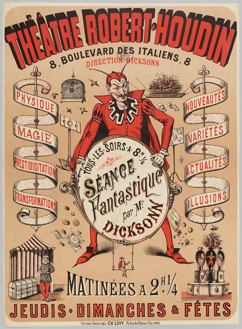 Theatre Robert Houdin 8 Boulevard Des Italiens Seance Fantastiq