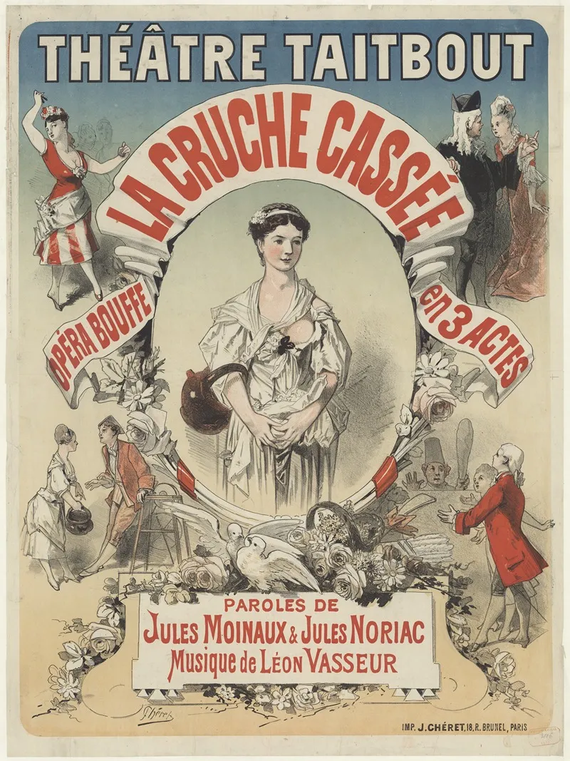 Theatre Taitbout La Cruche Cassee Musique De Leon Vasseur