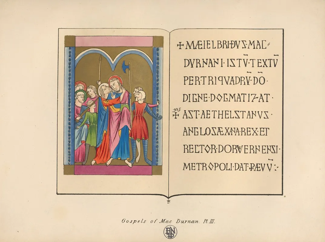 The‎ ‎gospels‎ ‎of‎ ‎macdurnan Iii Wall Art by John Obadiah Westwood - High-Resolution Digital Print