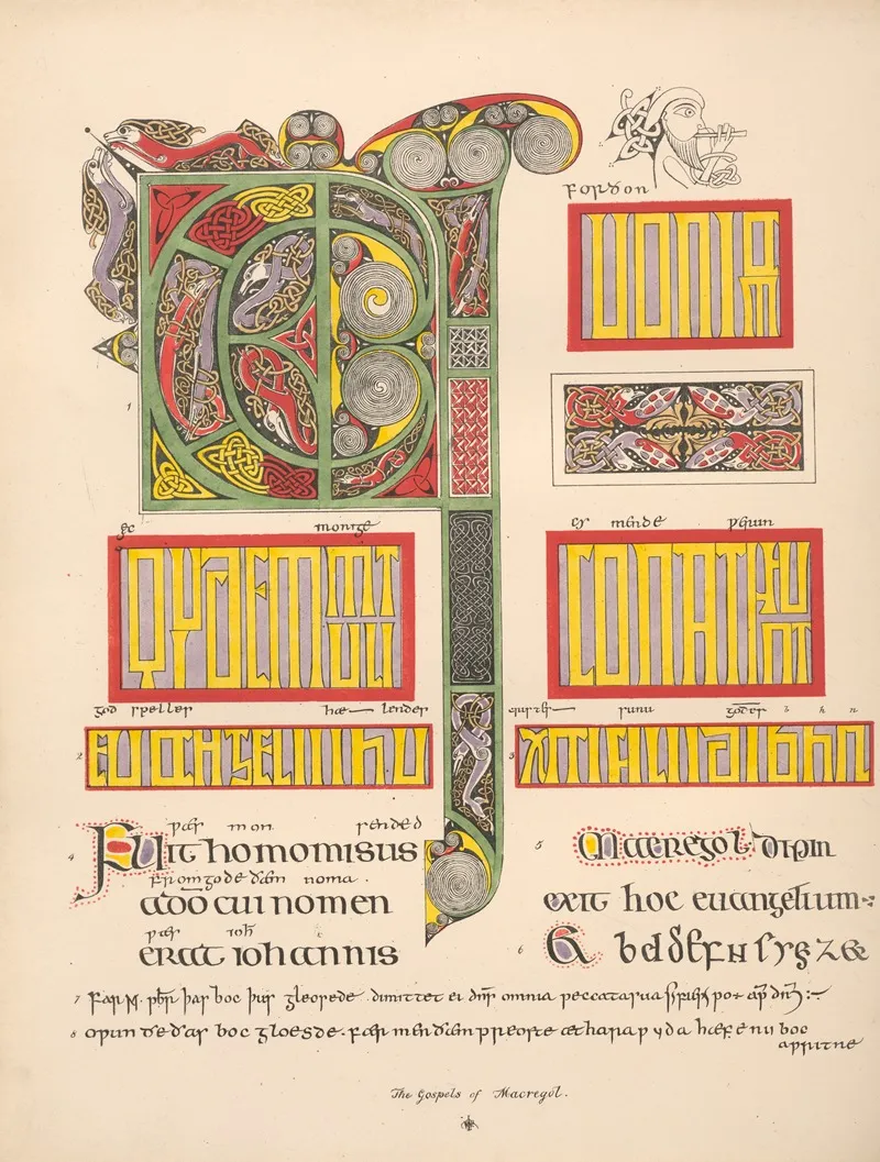 The gospels of mac regol Wall Art by John Obadiah Westwood - High-Resolution Digital Print