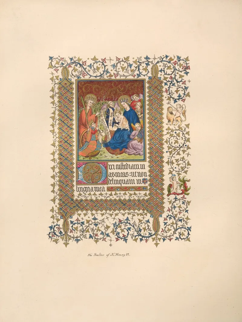 The psalter of king henry vi Wall Art by John Obadiah Westwood - High-Resolution Digital Print