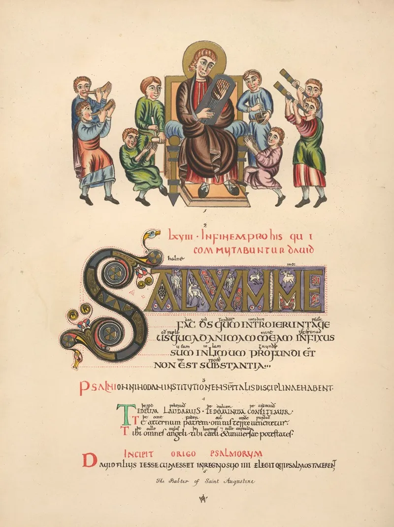 The‎ ‎psalter‎ ‎of‎ ‎st ‎ ‎augustine Wall Art by John Obadiah Westwood - High-Resolution Digital Print