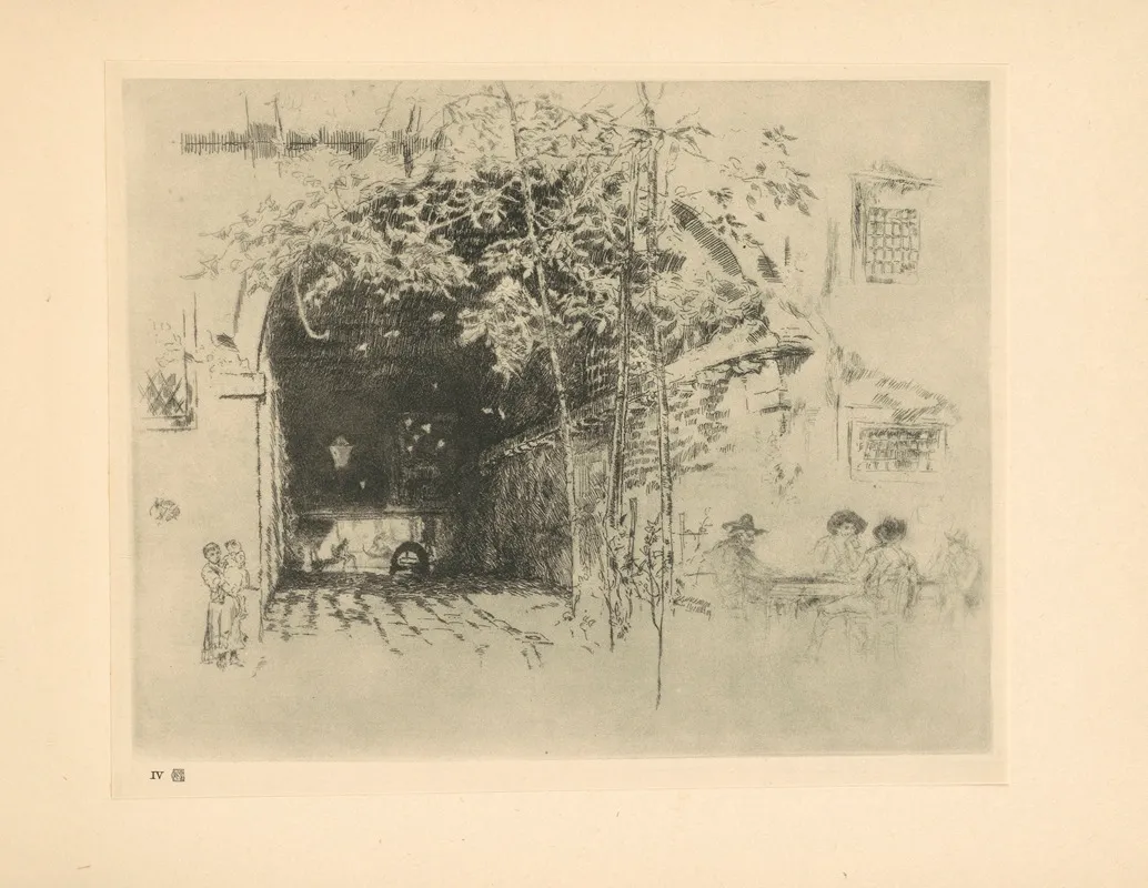 The‎ ‎traghetto Wall Art by James Abbott McNeill Whistler - High-Resolution Digital Print