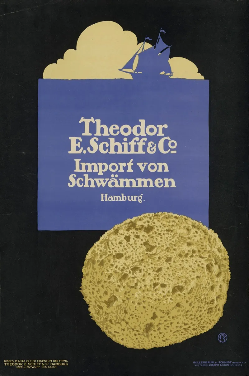 Theodor Schiff Import Von Schwammen Wall Art by Julius Klinger - High-Resolution Digital Print