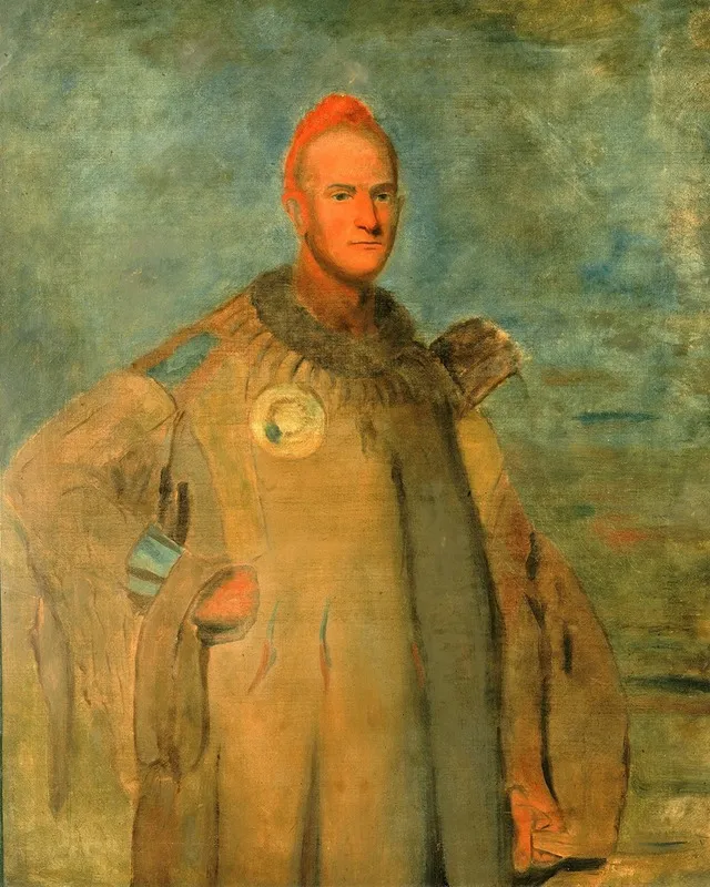 Theodore Burr Catlin In Indian Costume