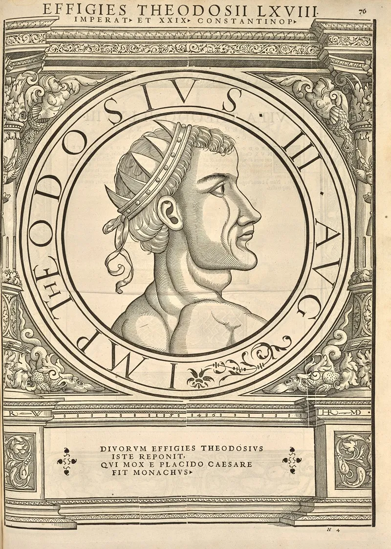 Theodosius Iii Wall Art by Jacopo Strada - High-Resolution Digital Print