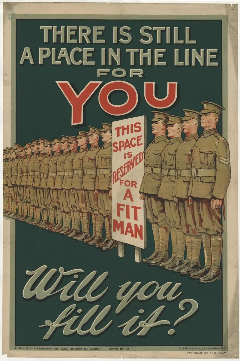 There Is Still A Place In The Line For You Wall Art by Anonymous - High-Resolution Digital Print