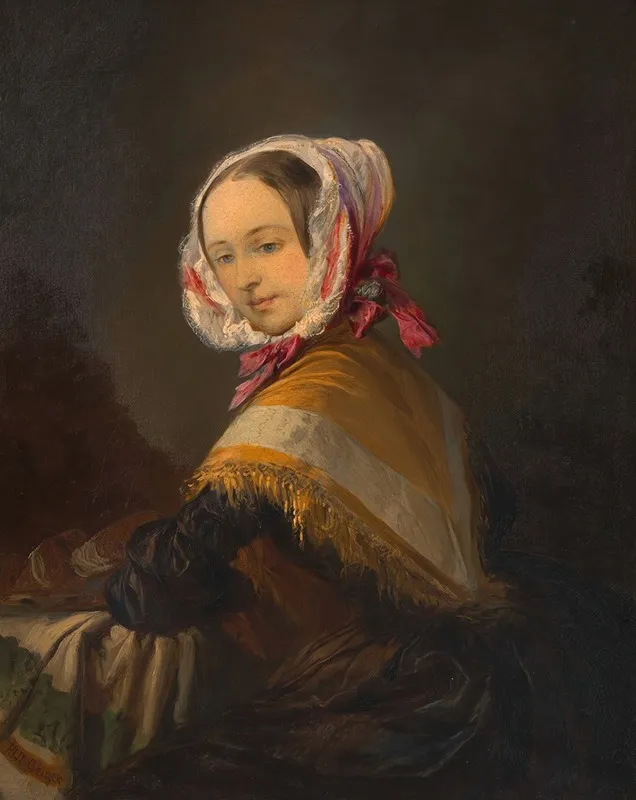 Theresia Elisabeth Kornhausl Gattin Des Kunstlers Wall Art by Peter Johann Nepomuk Geiger - High-Resolution Digital Print