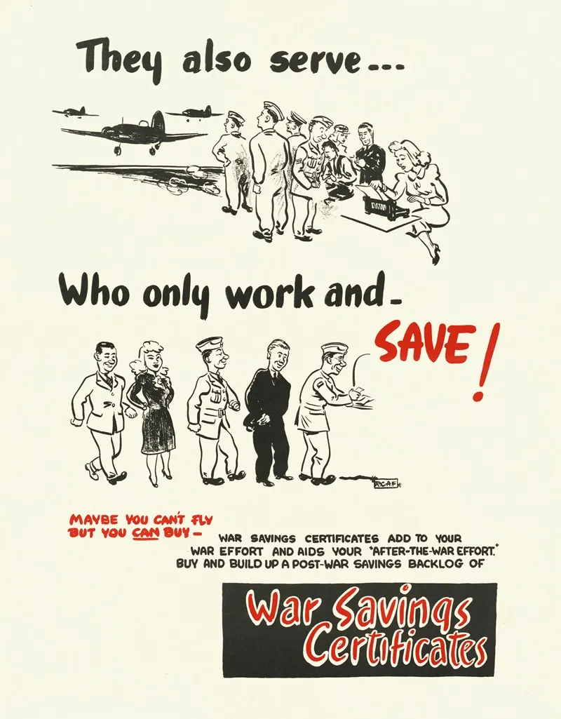 They Also Serve Who Only Work And Save Wall Art by Anonymous - High-Resolution Digital Print