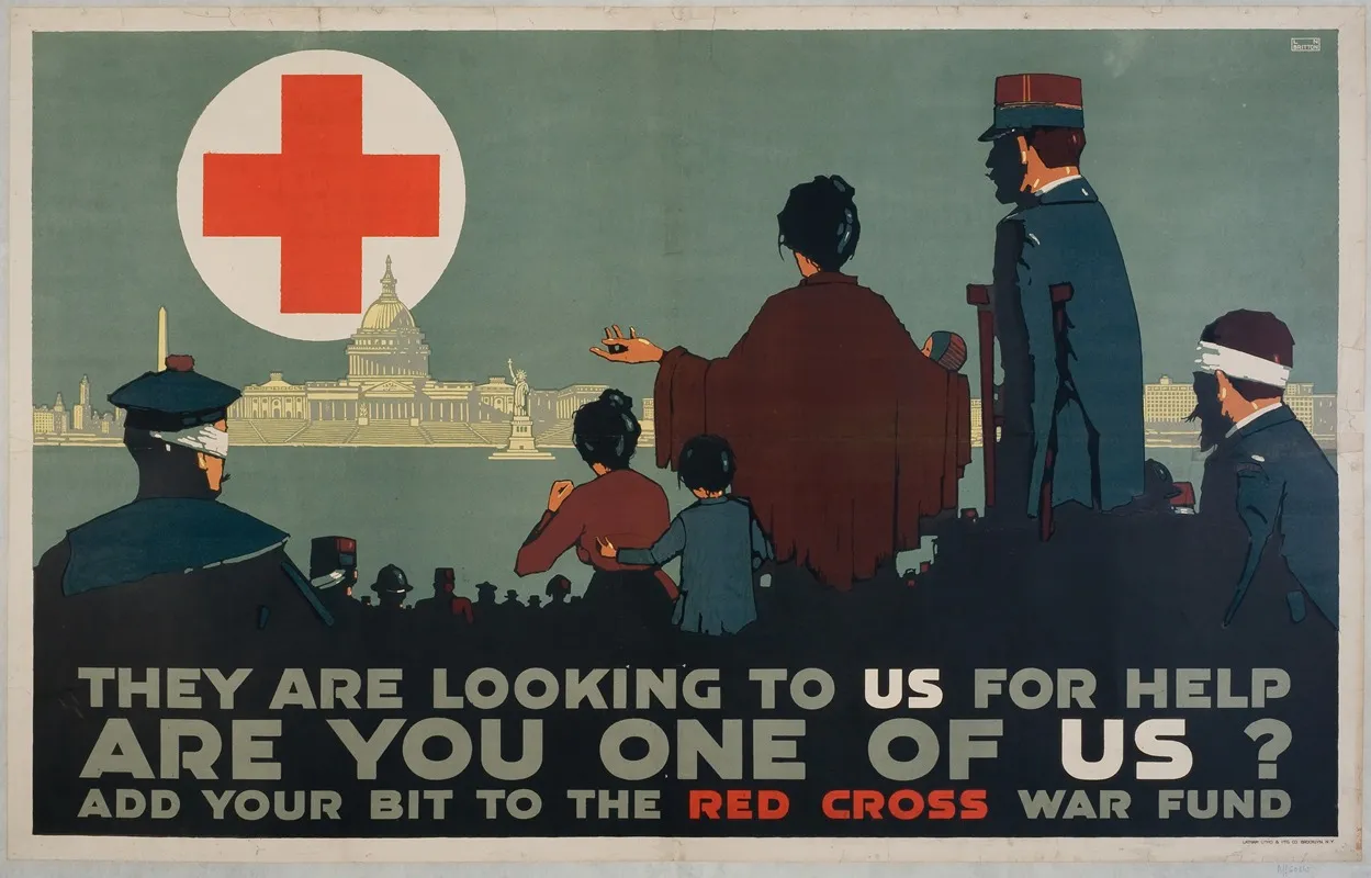 They Are Looking To Us For Help Wall Art by Nathaniel Lord Britton - High-Resolution Digital Print