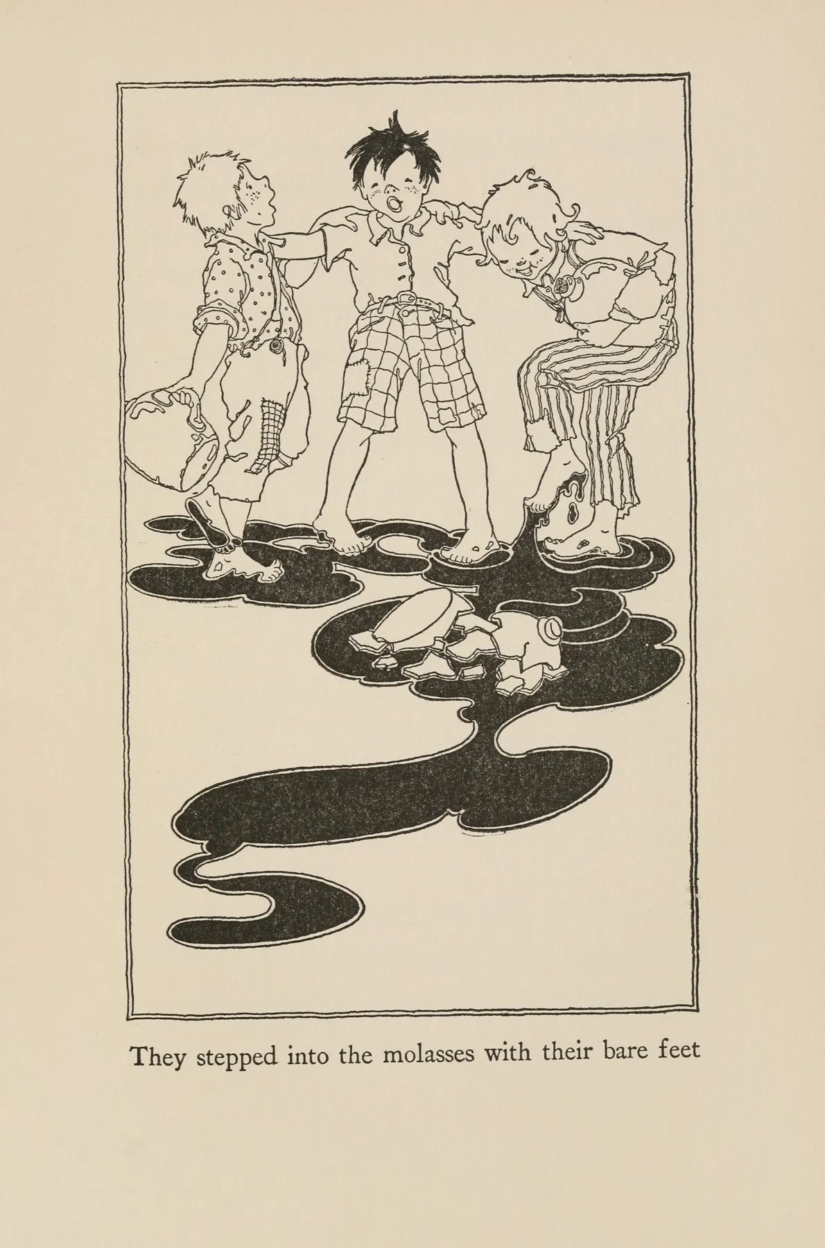 They Stepped Into The Molasses With Their Bare Feet
