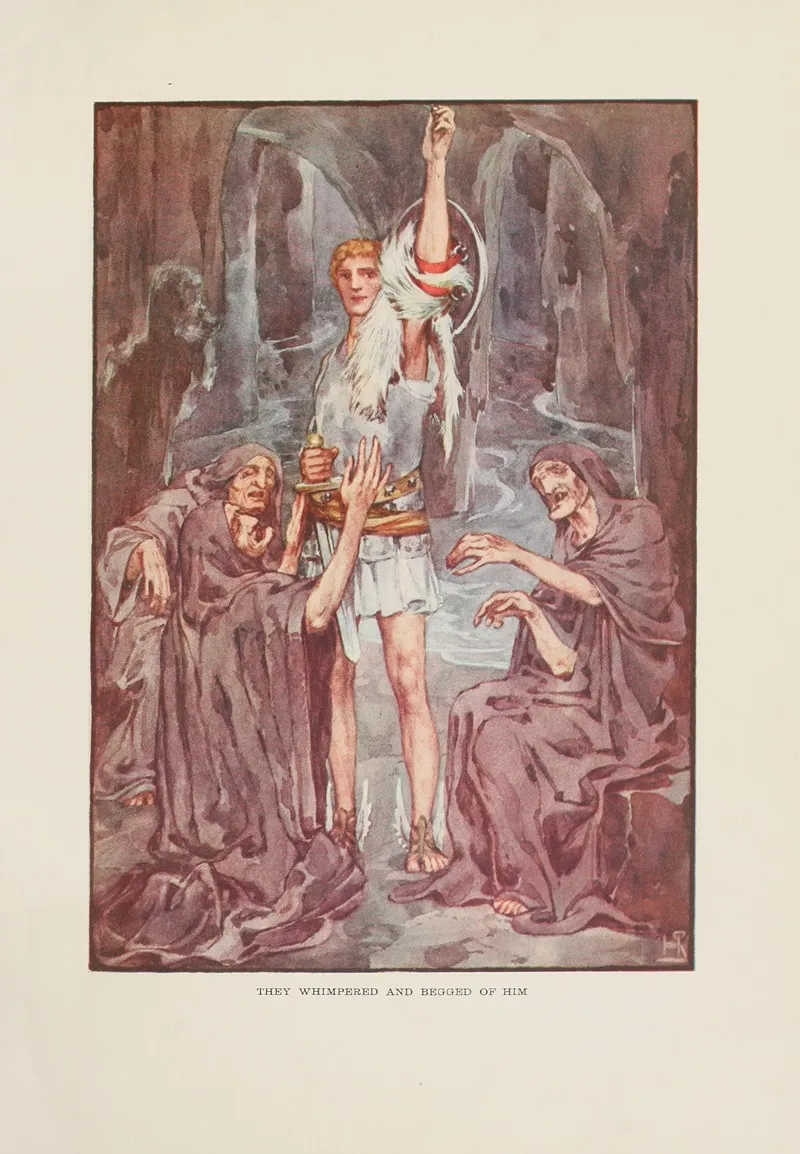 They Whimpered And Begged Of Him Wall Art by Helen Stratton - High-Resolution Digital Print
