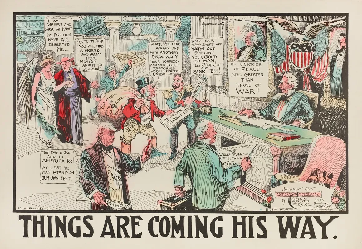 Things Are Coming This Way Wall Art by Carey Cartoon Service - High-Resolution Digital Print