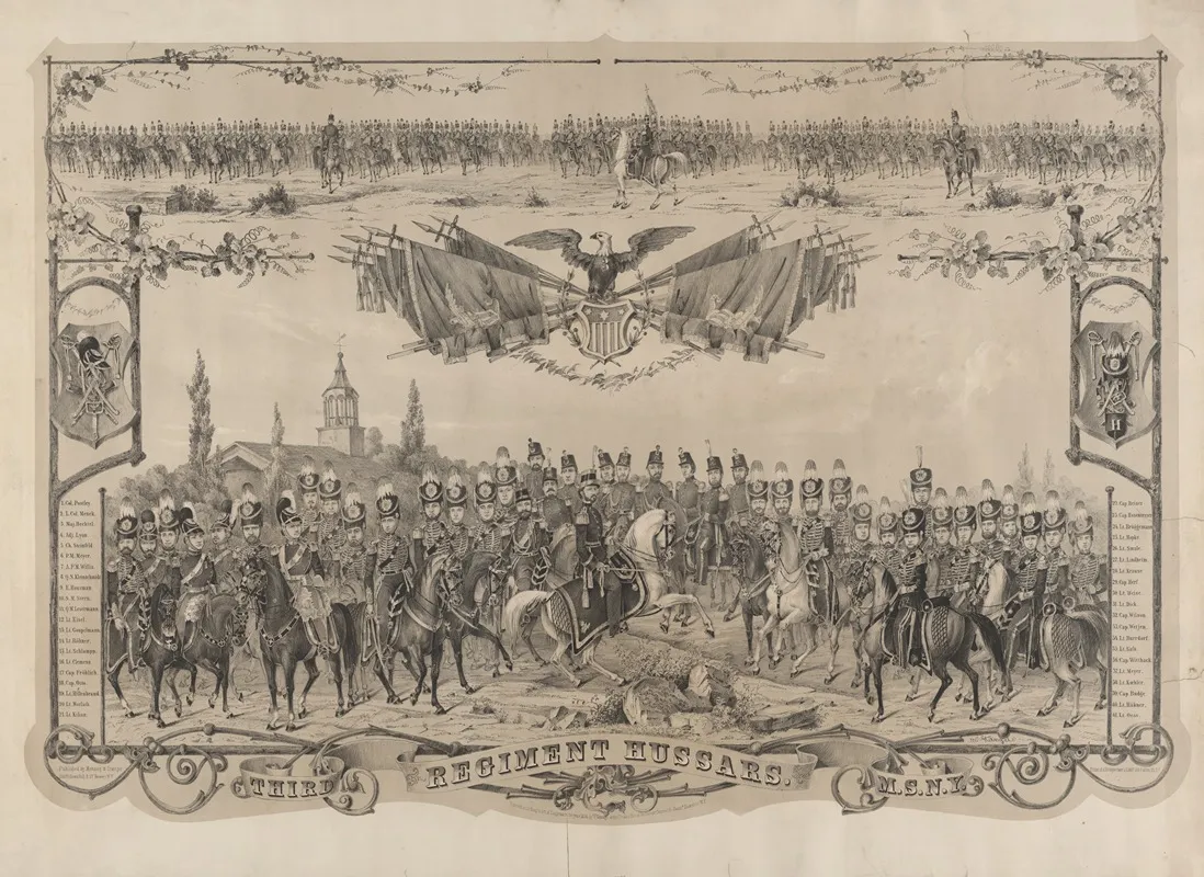 Third Regiment Hussars M S N Y Wall Art by Adam Weingärtner - High-Resolution Digital Print