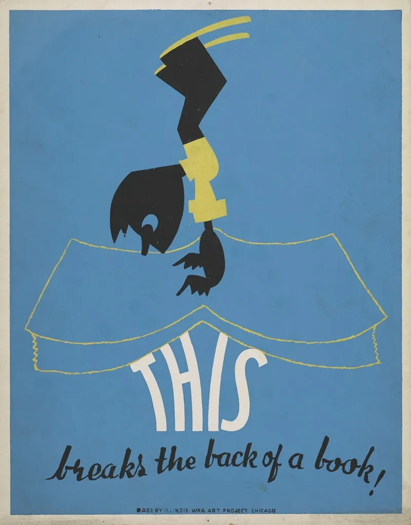 This Breaks The Back Of A Book Wall Art by Arlington Gregg - High-Resolution Digital Print