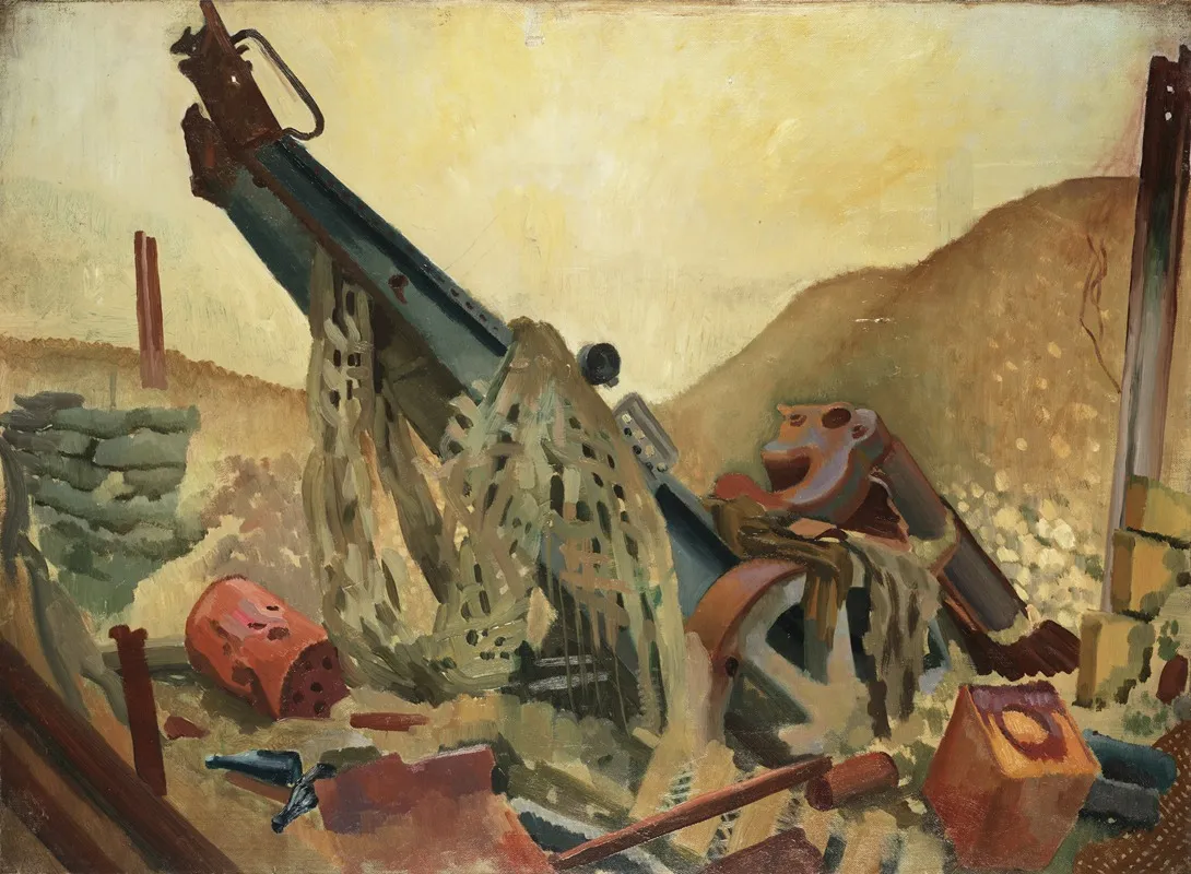 This Gun Was Originally Captured From The Germans In The Battle Of Arras And Used Against Them