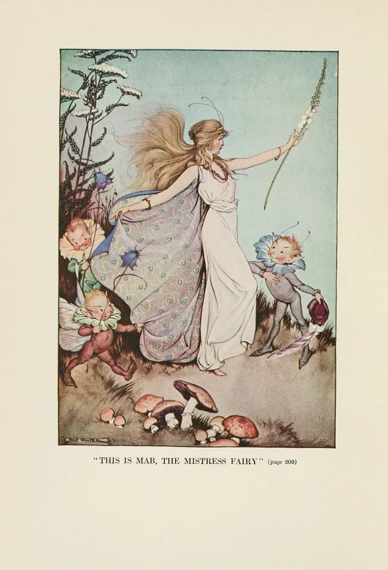 This Is Mab The Mistress Fairy Wall Art by Milo Winter - High-Resolution Digital Print