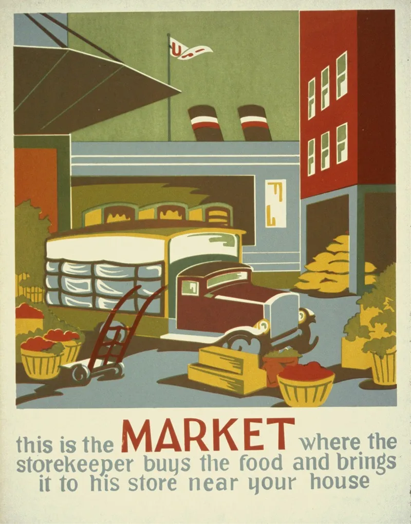 This Is The Market Where The Storekeeper Buys The Food And Brings It To His Store Near Your House