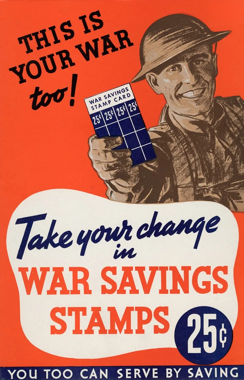 This Is Your War Too Take Your Charge In War Savings Stamps