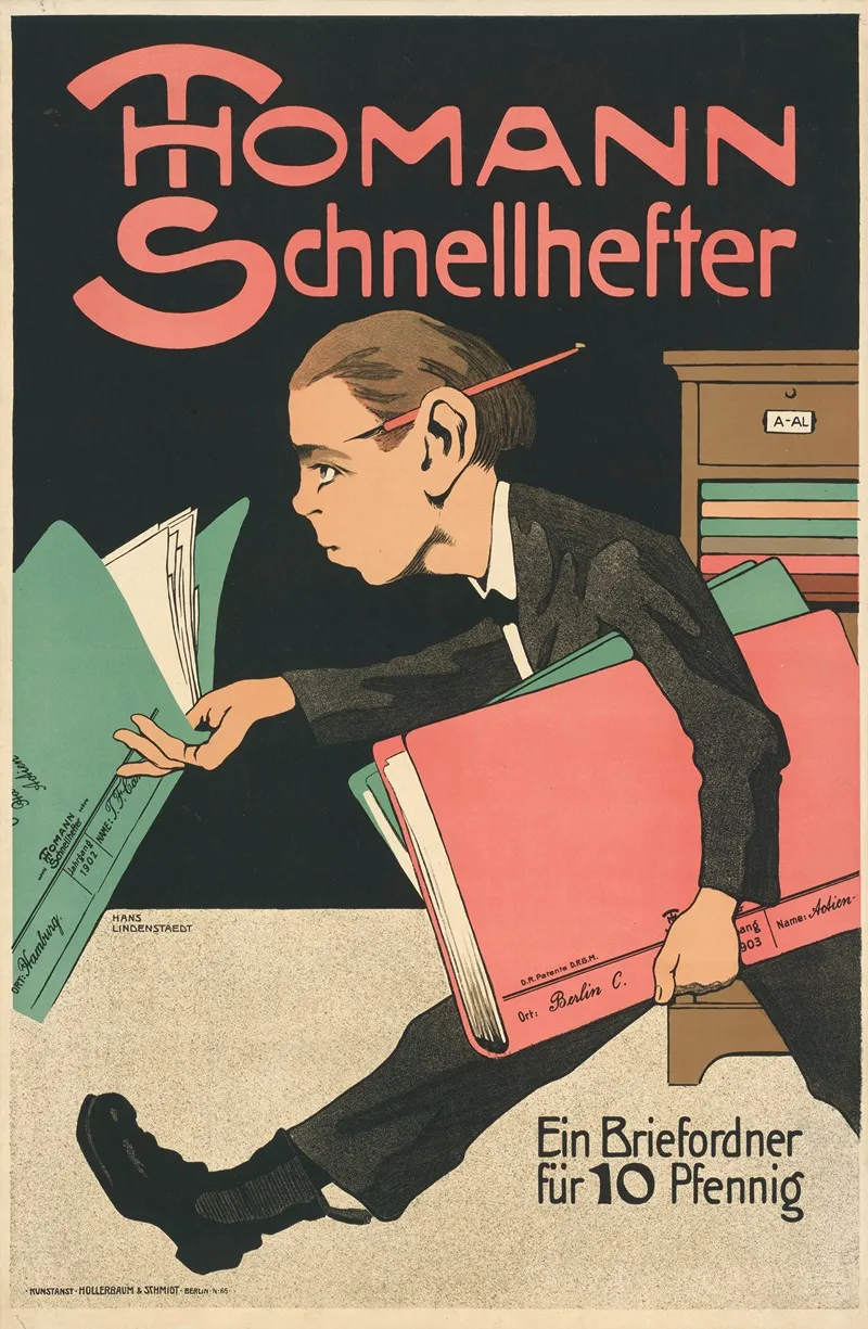 Thomann Schnellhefter Wall Art by Hans Lindenstaedt - High-Resolution Digital Print