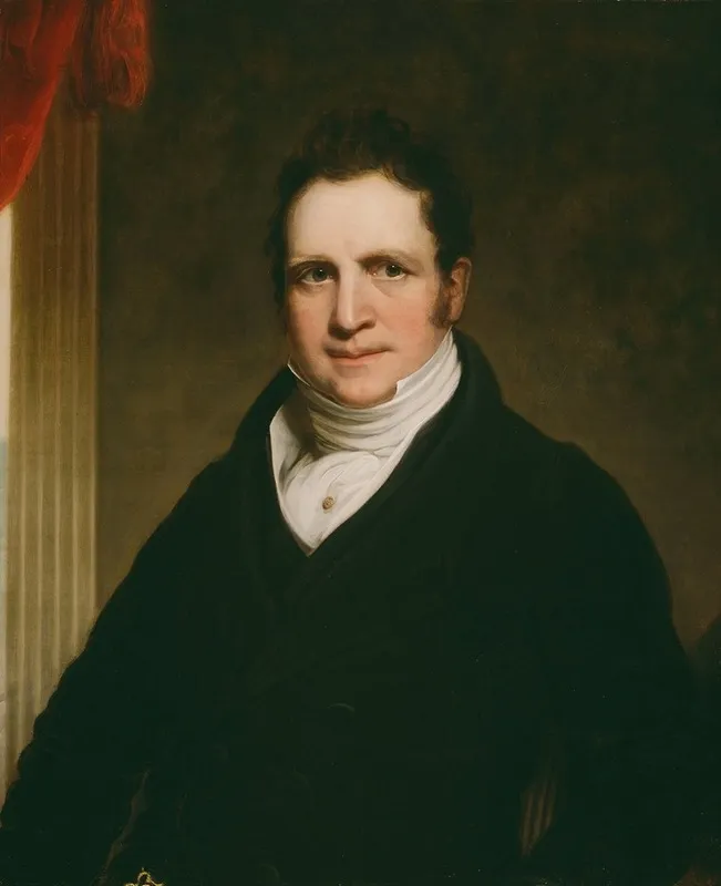 Thomas Abthorpe Cooper 1776 1849 Wall Art by Chester Harding - High-Resolution Digital Print