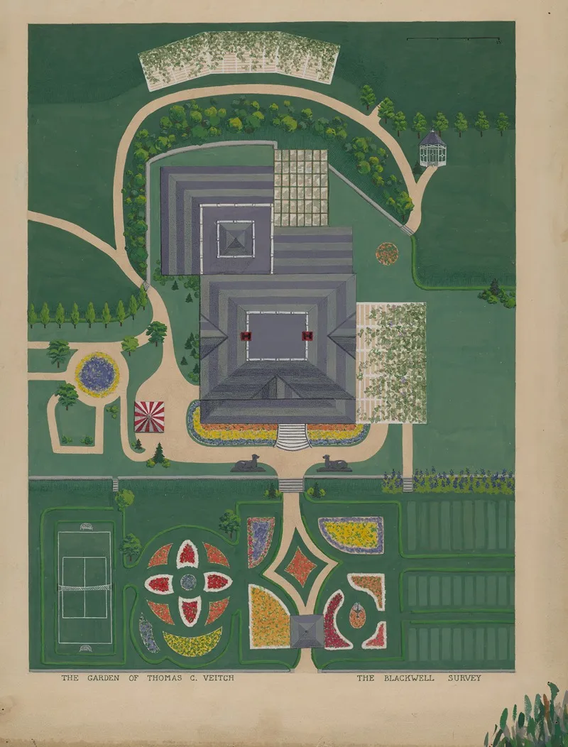 Thomas C Veitch Estate Wall Art by William Merklin - High-Resolution Digital Print