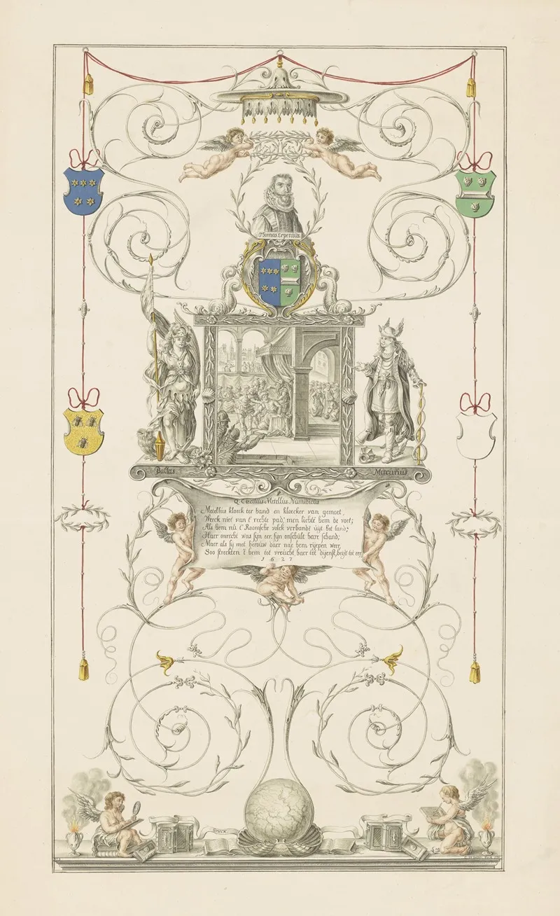 Thomas Erpenius Als Metellus Wall Art by Cornelis de Jonker - High-Resolution Digital Print