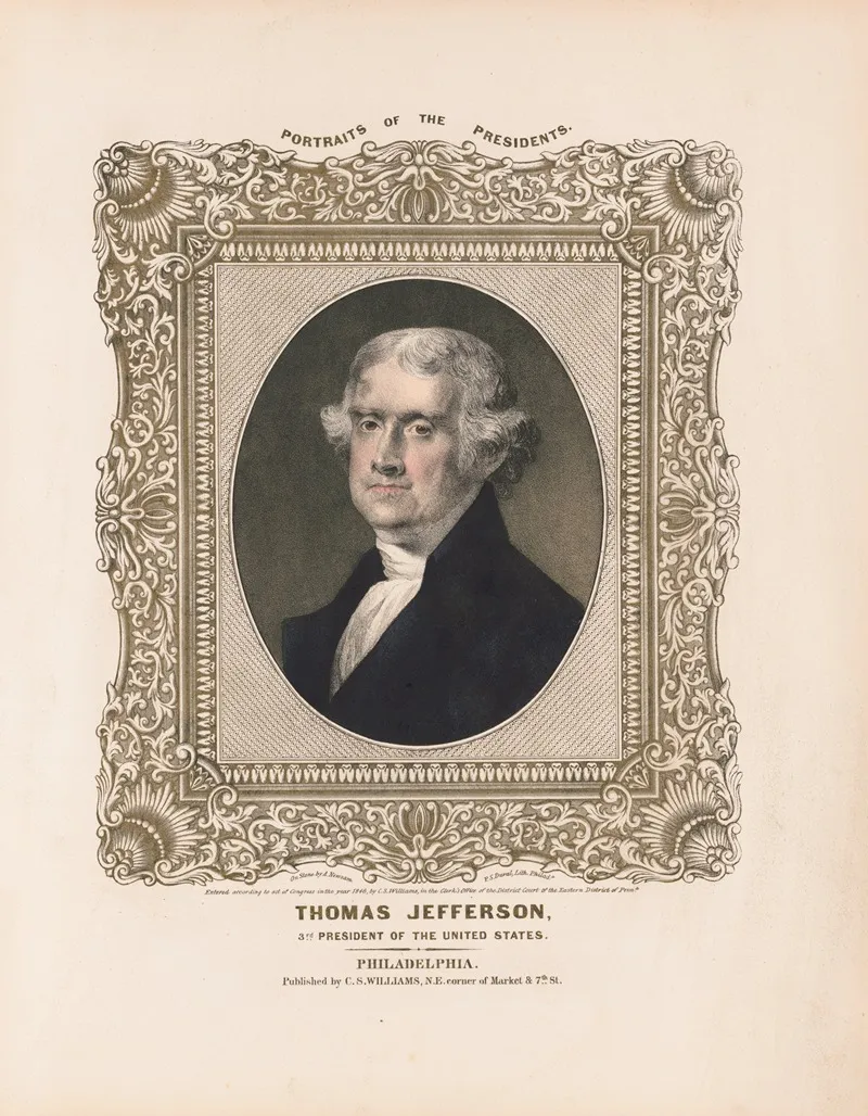 Thomas Jefferson 3rd President Of The United States