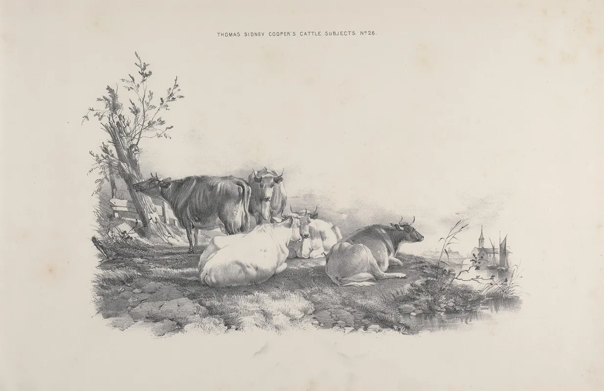 Thomas Sydney Coopers Cattle Subjects Pl 26