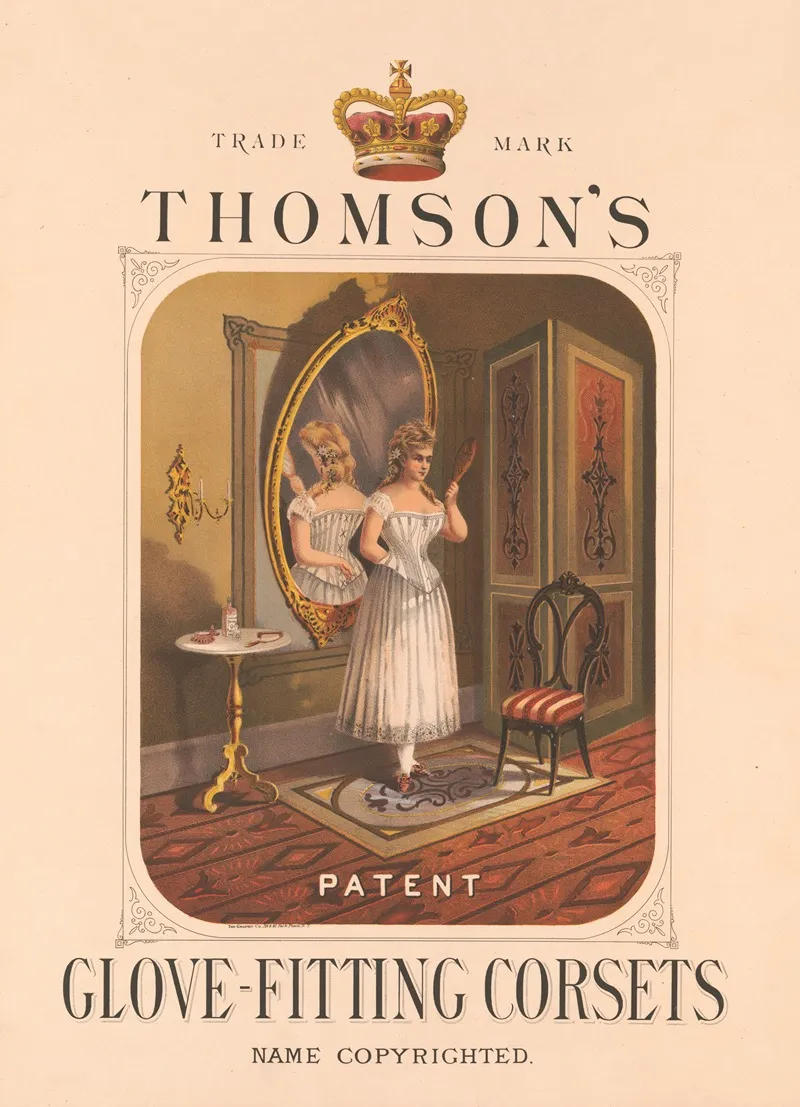Thomsons Glove Fitting Corsets Wall Art by The Graphic Co. Lith. - High-Resolution Digital Print