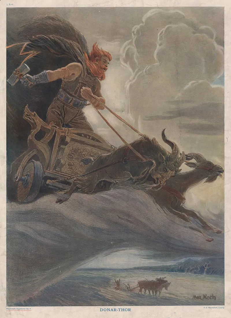 Thor Wall Art by Max Koch - High-Resolution Digital Print